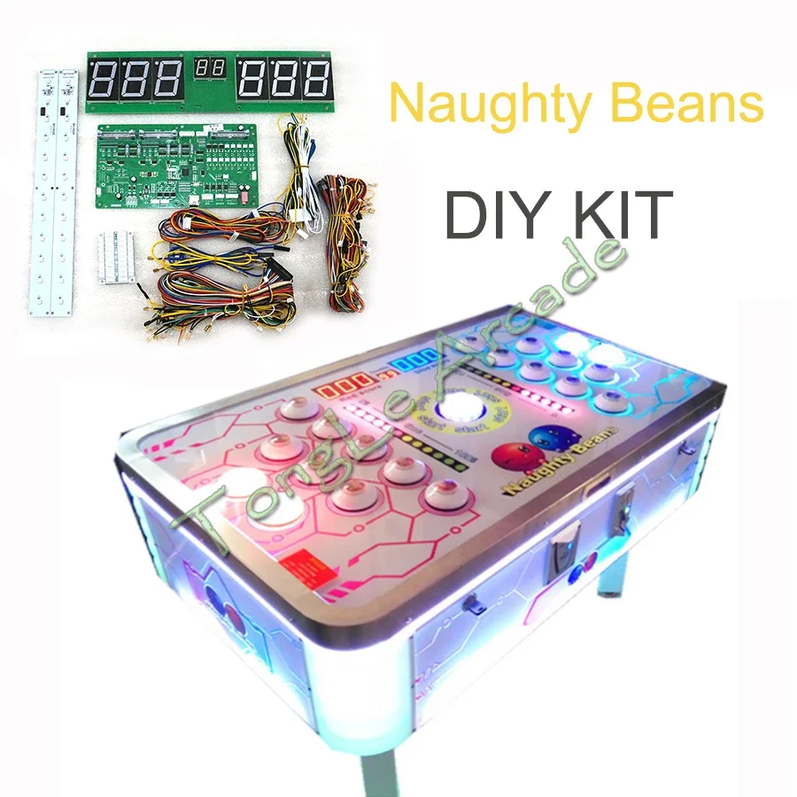 Skee Ball Arcade - Naughty Beans DIY kit, Coin operated