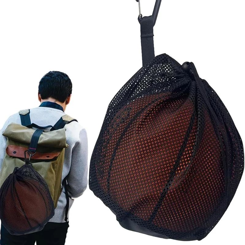 Basketball Arcade Game - Portable Basketball Team Training Drawstring Mesh