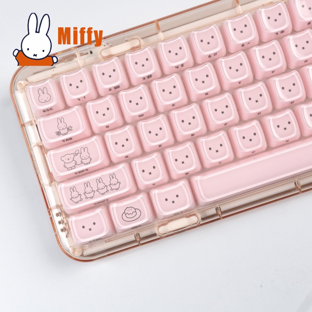 Kawaii Miffy Keycaps Cute Rabb - огляд і ціна Arcade No