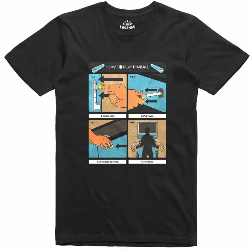 Mens T Shirt Retro Pinball Mac - огляд і ціна Pinball Machine